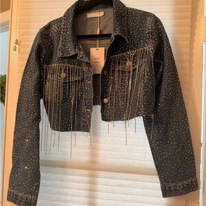 Embellished  Denim Jacket New